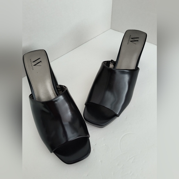 WORTHINGTON WOMEN'S OPEN TOE SLIDE ON HEELS - Picture 2 of 7